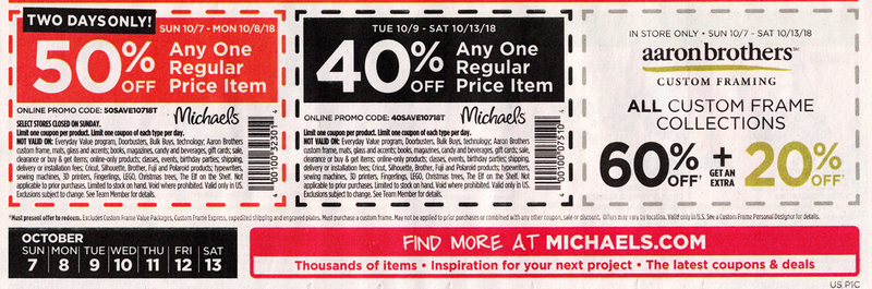 Illustration for article titled 50% Off at Michaels/2 Days Only